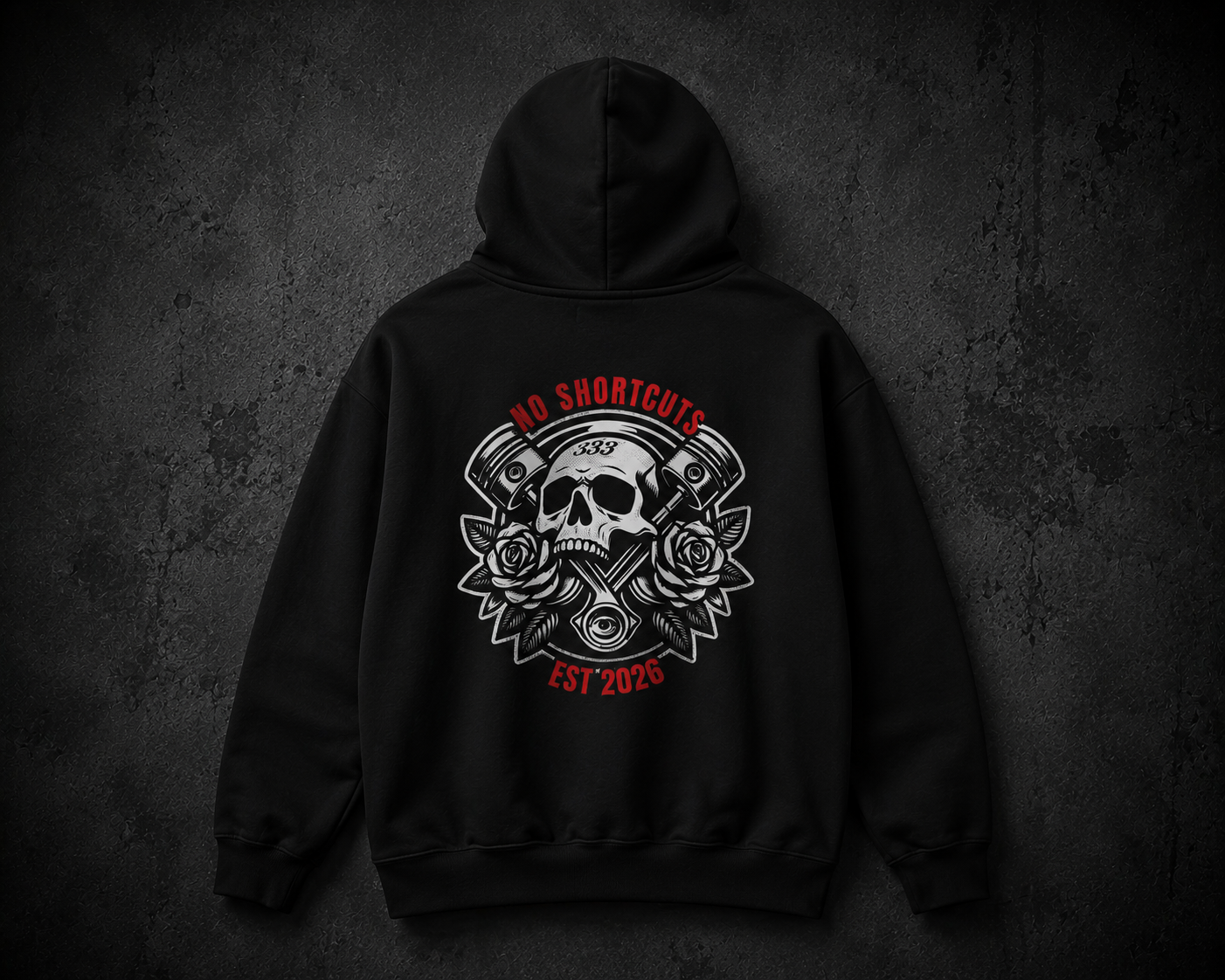 DRKLUX "No Shortcuts" Black Hoodie