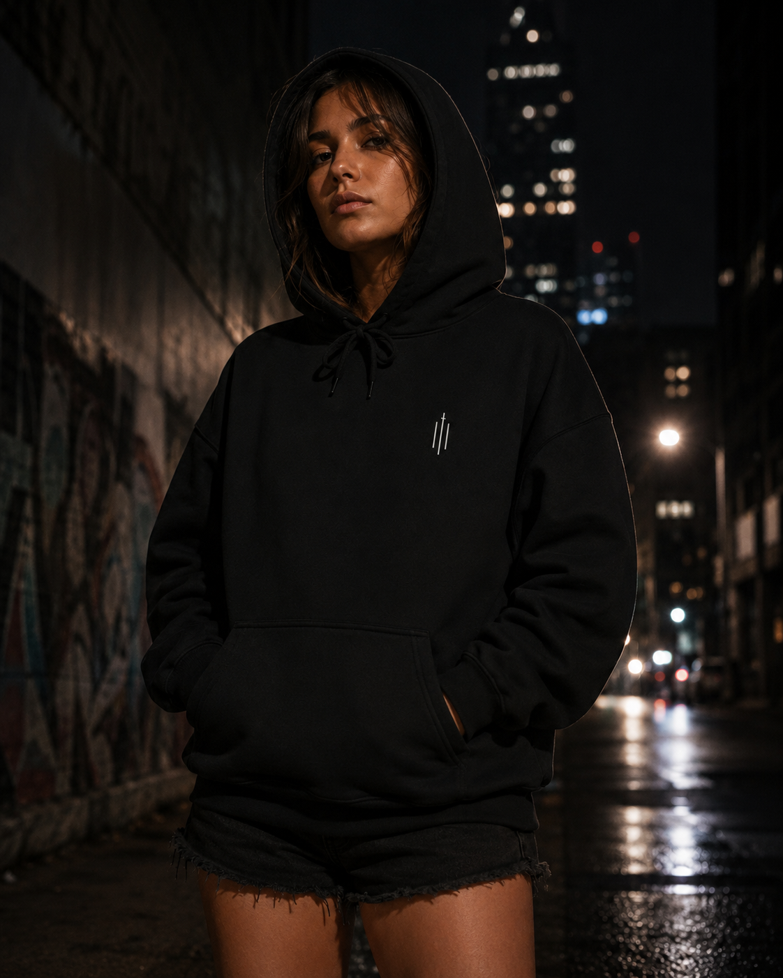 DRKLUX "No Shortcuts" Black Hoodie